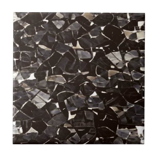 Mosaico preto e branco (Frente)