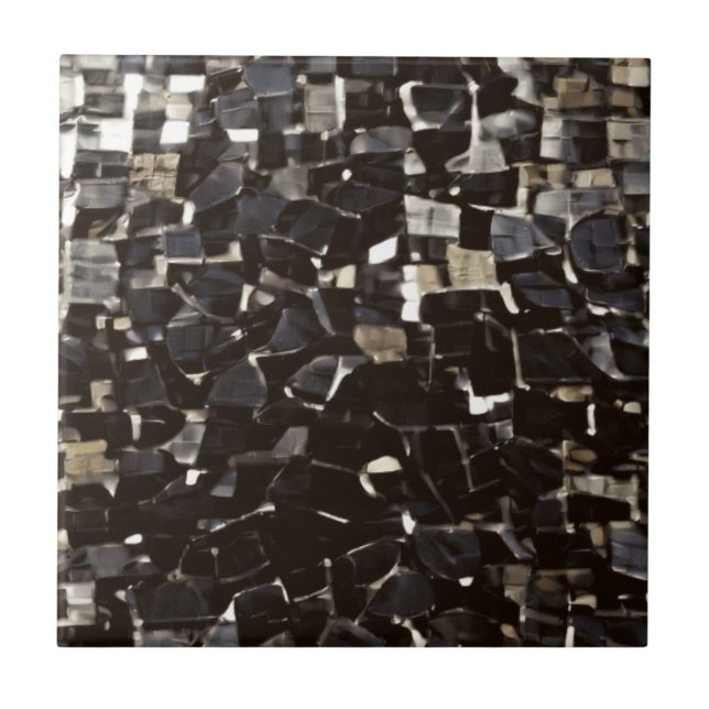 Mosaico preto e branco (Frente)