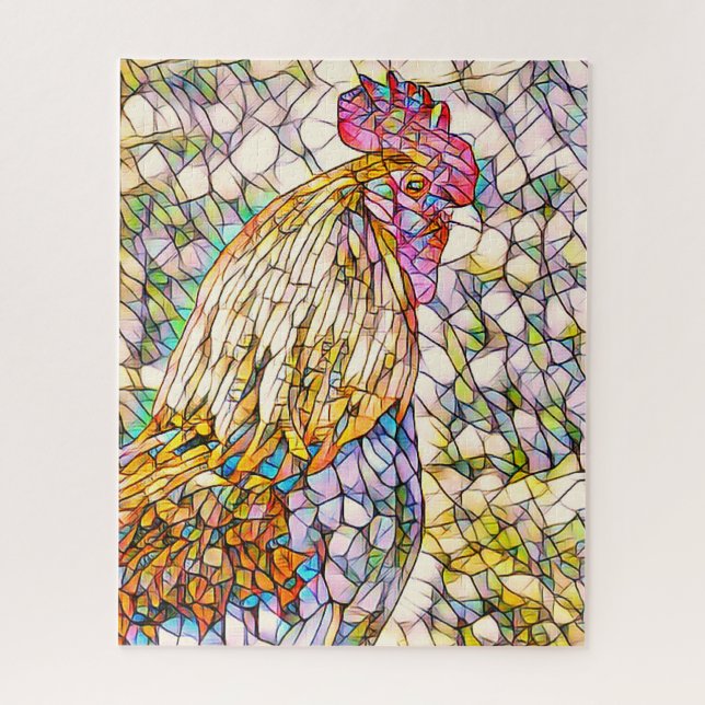 Mosaico Rooster Jigsee Quebra-cabeça (Vertical)
