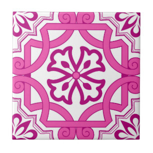 Mosaico Rosa Português Mediterrâneo
