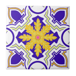 Mosaico Rosa Português Mediterrâneo