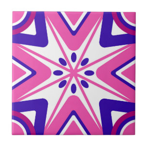 Mosaico Rosa Português Mediterrâneo