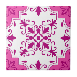 Mosaico Rosa Português Mediterrâneo