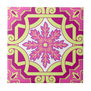 Mosaico Rosa Português Mediterrâneo