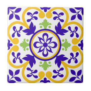 Mosaico Rosa Português Mediterrâneo