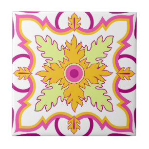 Mosaico Rosa Português Mediterrâneo