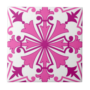 Mosaico Rosa Português Mediterrâneo