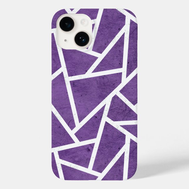 Mosaico roxo e branco (Verso)