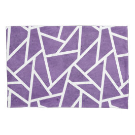 Mosaico roxo e branco