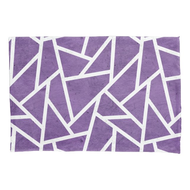 Mosaico roxo e branco (Frente)