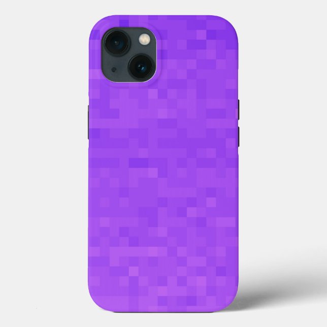 Mosaico Roxo lavanda, iPhone 13 Case (Verso)