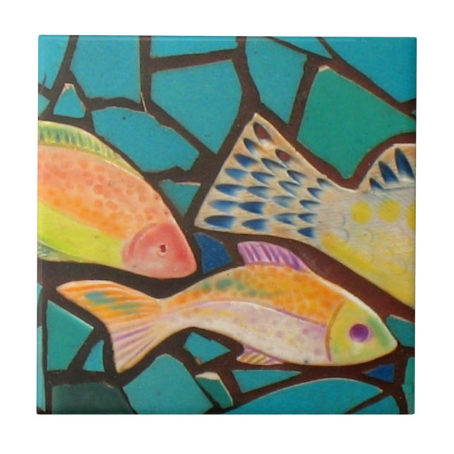 Mosaico tropical dos peixes (Frente)