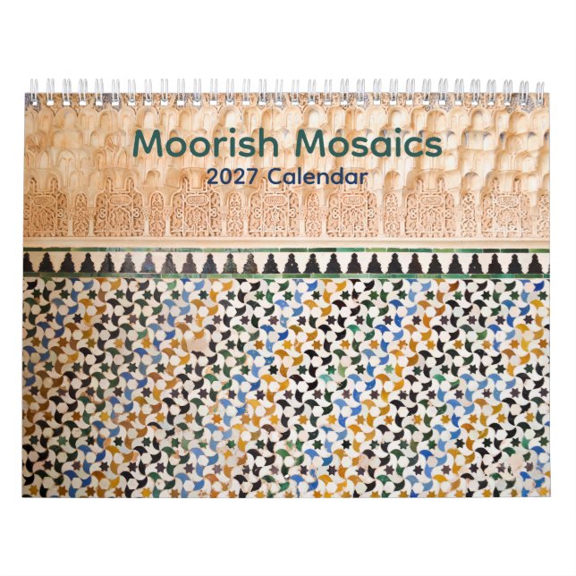 Mosaicos Mouriscos Calendário 2027 (Capa)