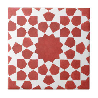 mosaïque marocaine rouge MAMLUK