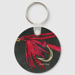Mosca Clássica Chaveiro "Red Ibis" Wet
