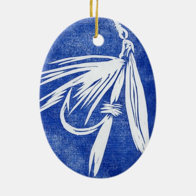 Mosca molhada - Enfeites de natal de mosca molhada (Verso)