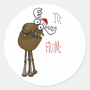 Mose etiqueta para presente ATÉ: