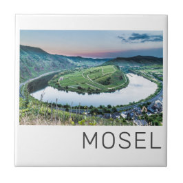 Moselle Calmont Loop Bremm Sunset River Souvenir