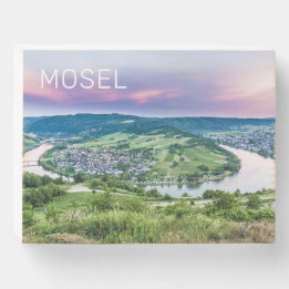 Moselle Loop Sunset Kroev Panorama Alemanha
