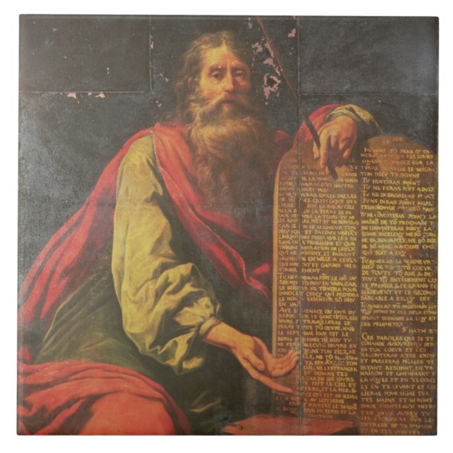 Moses e as tabuletas da lei (Frente)