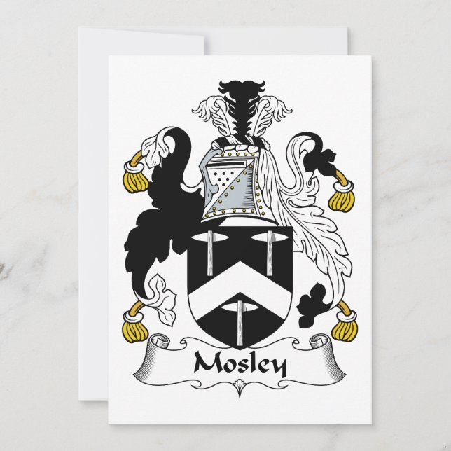 Mosley Family Crest (Frente)