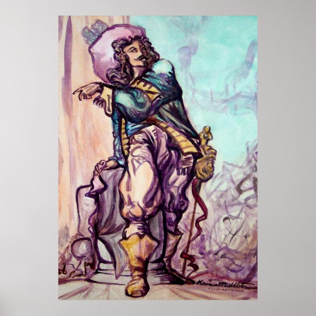 Mosqueteiro Pequeno Poster (Frente)