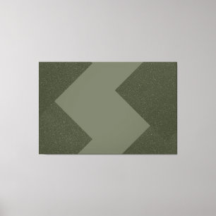 Moss Green Modern Canvas Art