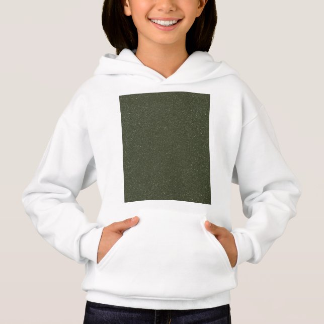 Moss Green Noise Kids Pullover Hoodie - Personaliz (Frente)