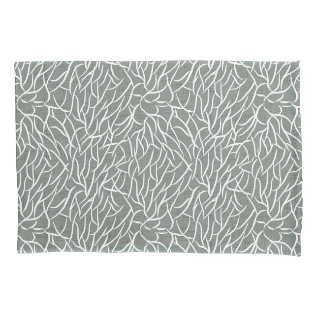 Moss sage green boho bare coral branches  (Frente)