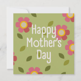 MOSSY BLOOM - Cartão de Convite Floral para Dias d