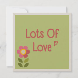 MOSSY BLOOM - Cartão de Convite Floral para Dias d