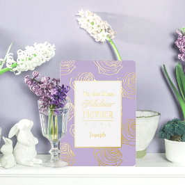 Most Fabulous Mother Lavender Foil Invitation