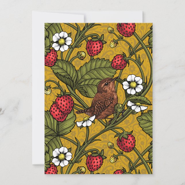 Mostarda e morangos sobre mostarda (Frente)