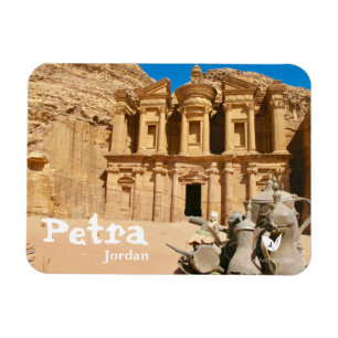 Mosteiro Petra na Jordânia ímã de Velvet Escape