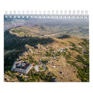 Mosteiros e Igrejas no Calendário de Fotos Prilep
