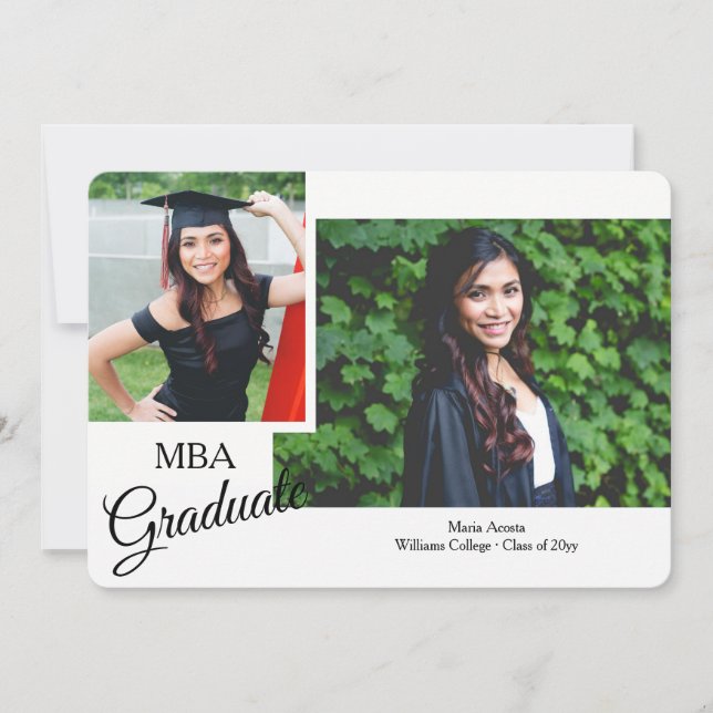 Mostrar Anúncio de Foto do Formando de Script (Frente)