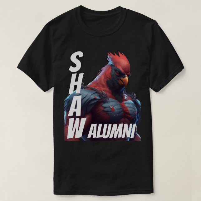 MOSTRAR Texto da Camisa T ALUMNI na Design 3 trase (Frente do Design)