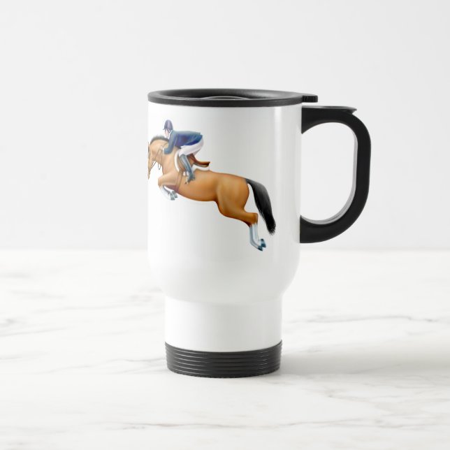 Mostre a caneca de viagem de salto do Equestrian (Direita)
