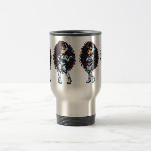 Mostre-me - Caneca de Viagem das Garotas Robôs de