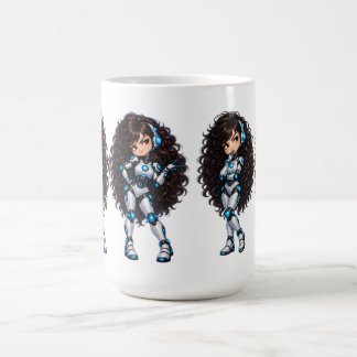 Mostre-me - Xícara de Café das Garotas Robôs de IA