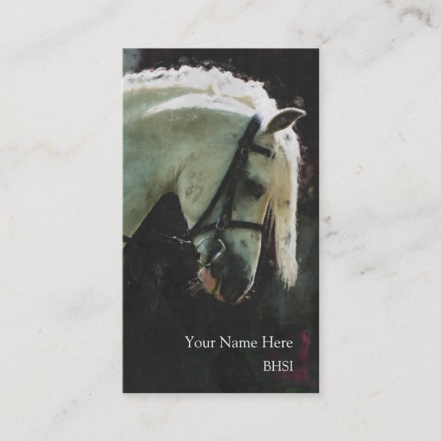 Mostre o cartão de visita do pônei (Frente)