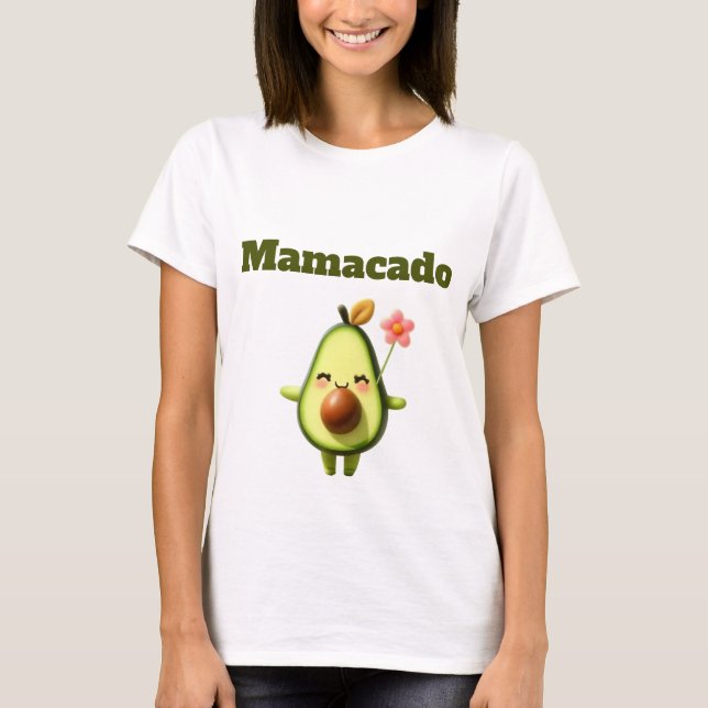 Mostre seu amor: Camiseta Mamacado para Esposas! (Frente)