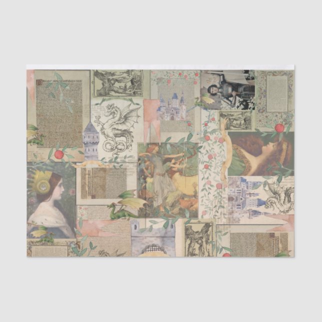 Mostre Seu Próprio Papel Tecidual Do Dragão (Frente )