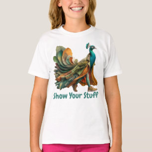 Mostre suas coisas — Camisa de declaração motivaci