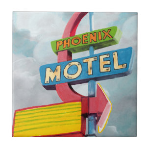 Motel Phoenix Watercolor