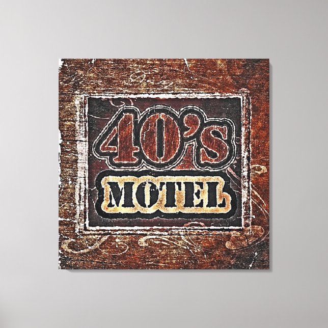 Motel Vintage 40's - Canvas (Frente)