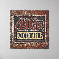 Motel Vintage 40's - Canvas