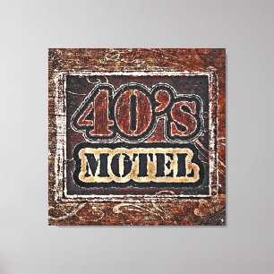 Motel Vintage 40's - Canvas