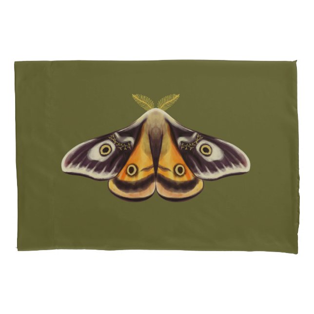 Moth Insect Art Goblincore Saturnia Witchy Green (Frente)