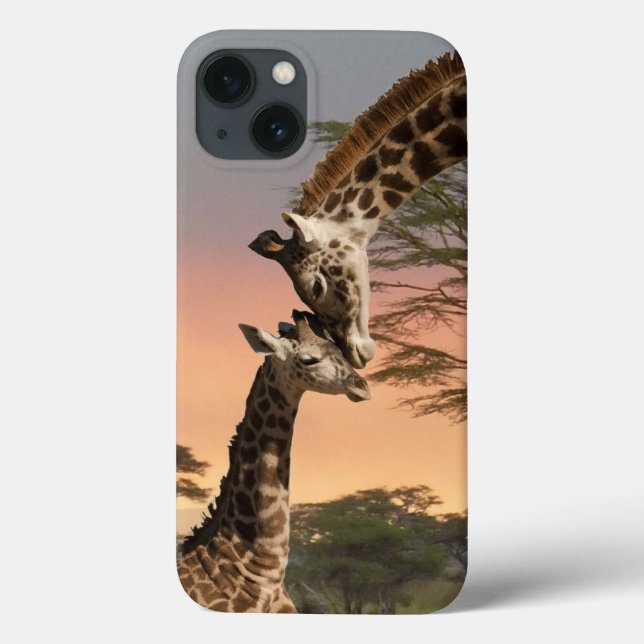 Mother and Baby Giraffe, iPhone 6, Tough Xtreme (Verso)